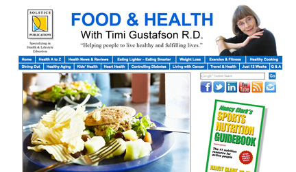 Timi Gustafson Website Design