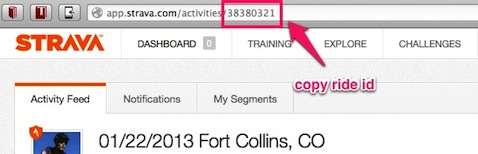 Strava Ride ID