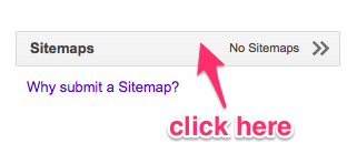 Submit Sitemap in Google Webmaster Tools