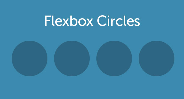 Flexbox Circles as Responsive Elements