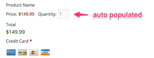 Quantity Field with Default Value in Gravity Forms